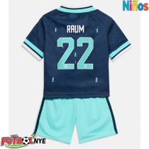 Camiseta Alemania David Raum #22 Visitante Equipación para niños Mundial 2026 manga corta (+ pantalones cortos)